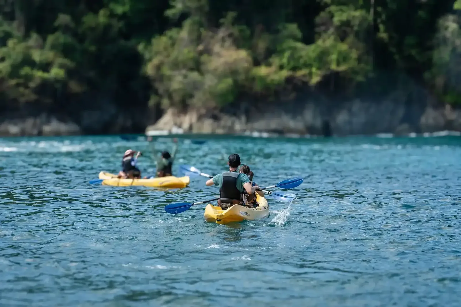 Ocean kayaking Manuel Antonio