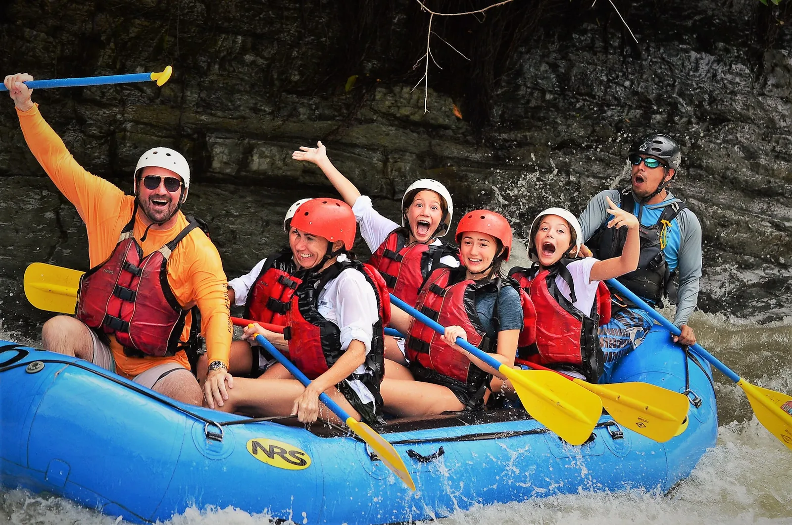 Whitewater rafting cruise excursion on the Savegre River, Costa Rica