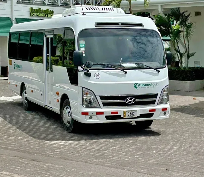 Larger Tucanes Tours bus for groups up to 20 people